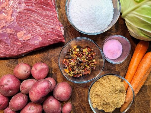 Ingredients for Corned beef