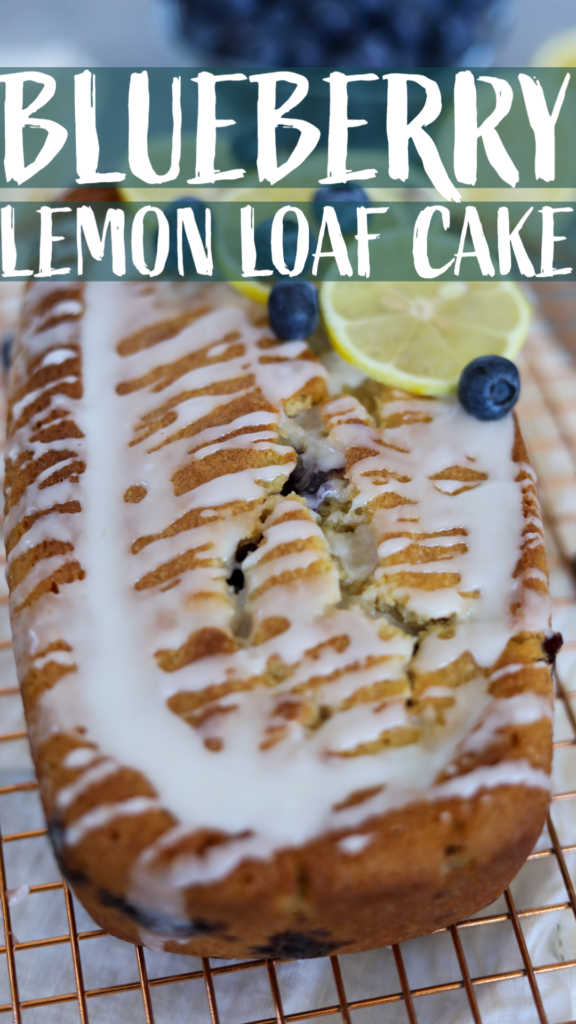 blueberry lemon loaf cake pinterest pin