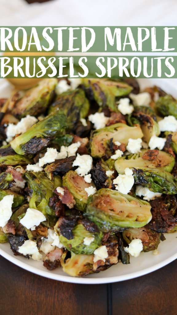 maple brussels sprouts pinterest pin