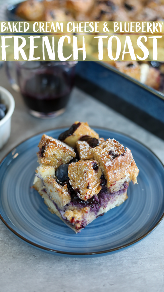 blueberry French toast pinterest pin