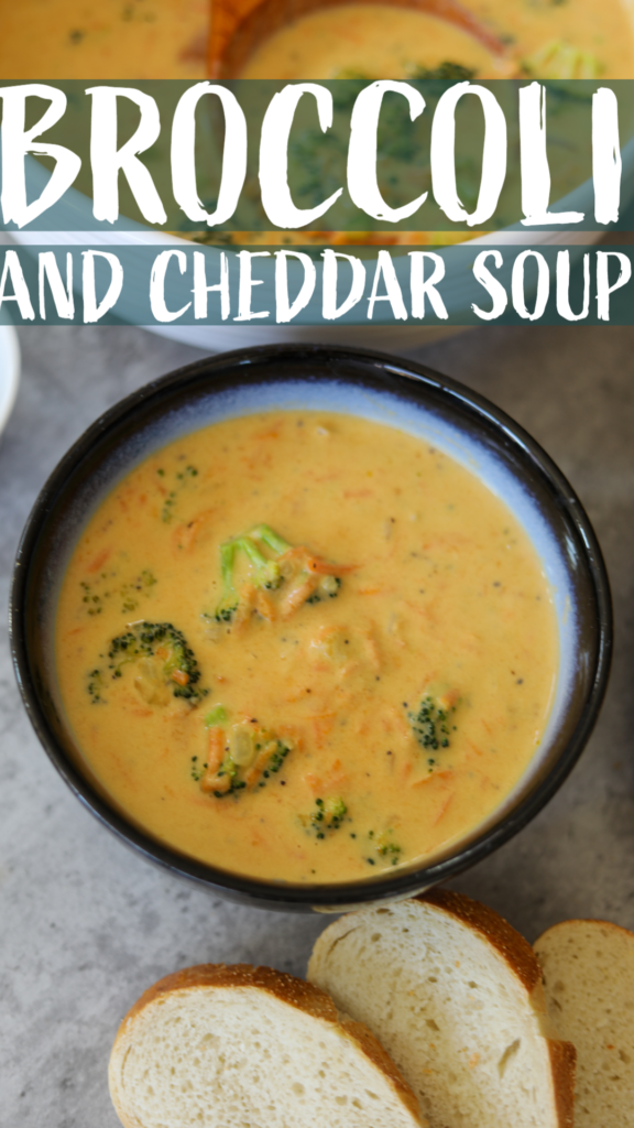 broccoli and cheddar soup pinterest pin