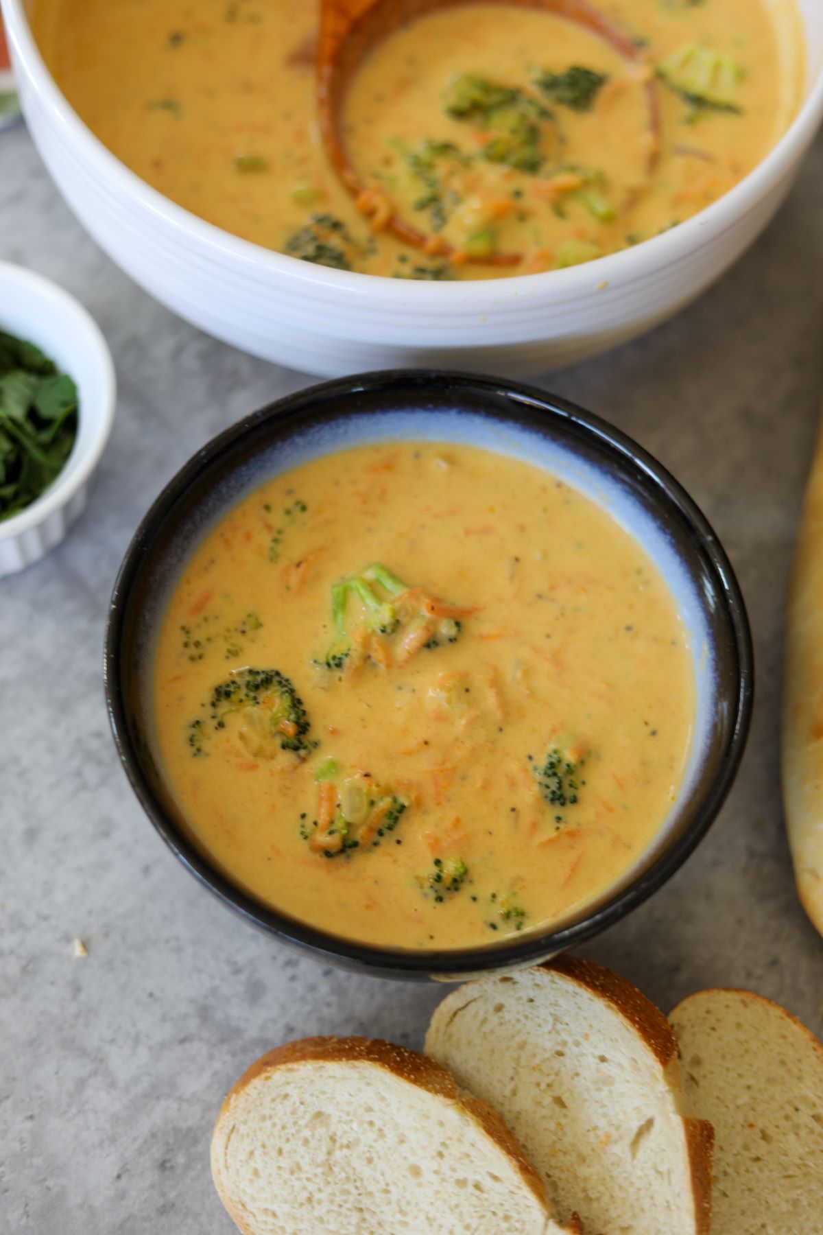 Broccoli and Cheddar Soup - Man Meets Oven