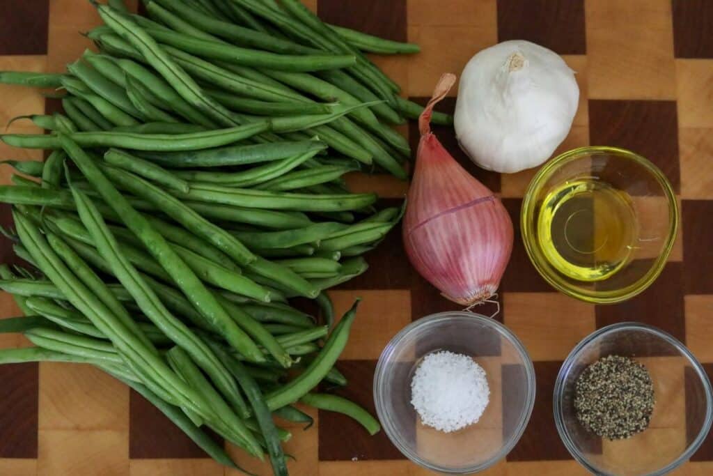 Ingredients on a cutting board