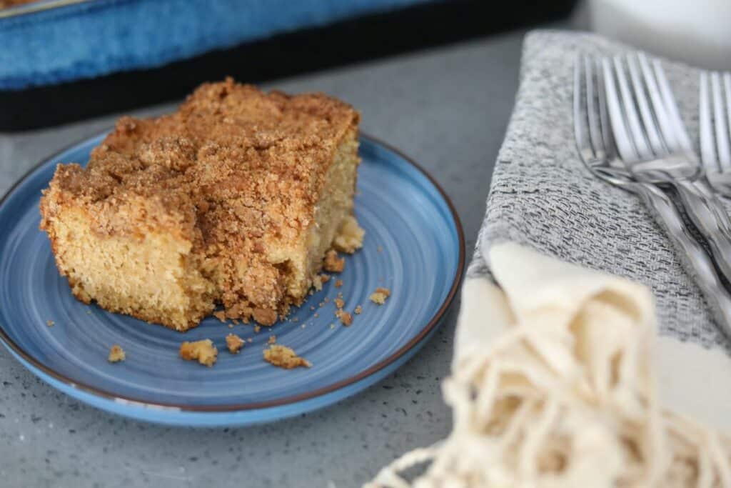 Taking a bite out of apple coffee cake