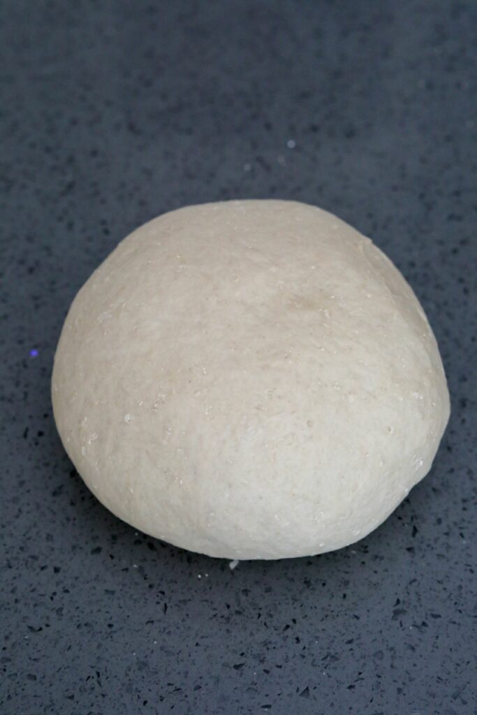 Shaped dough ball
