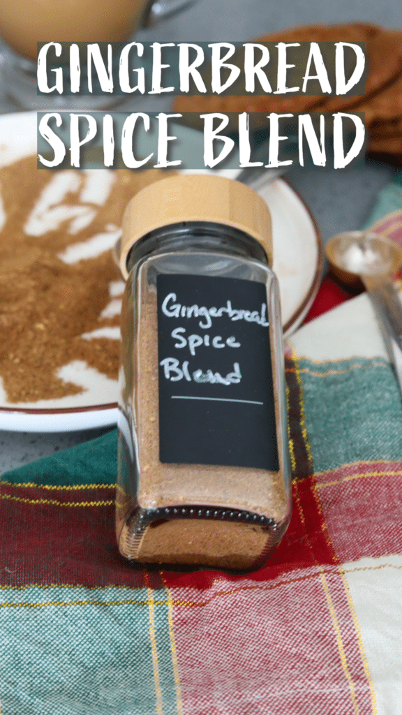 gingerbread spice blend Pinterest pin