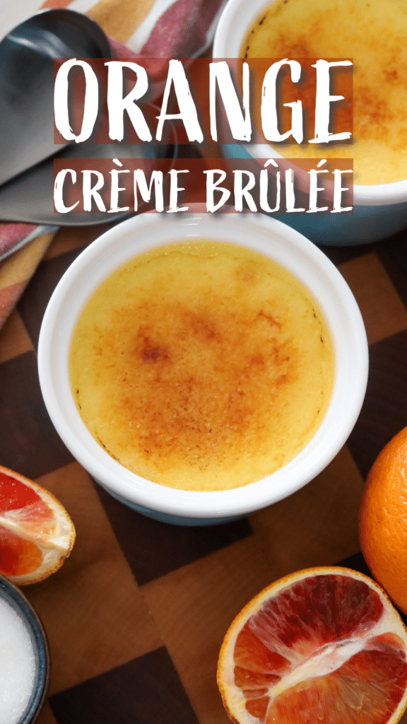 Orange Crème Brûlée pinterest pin